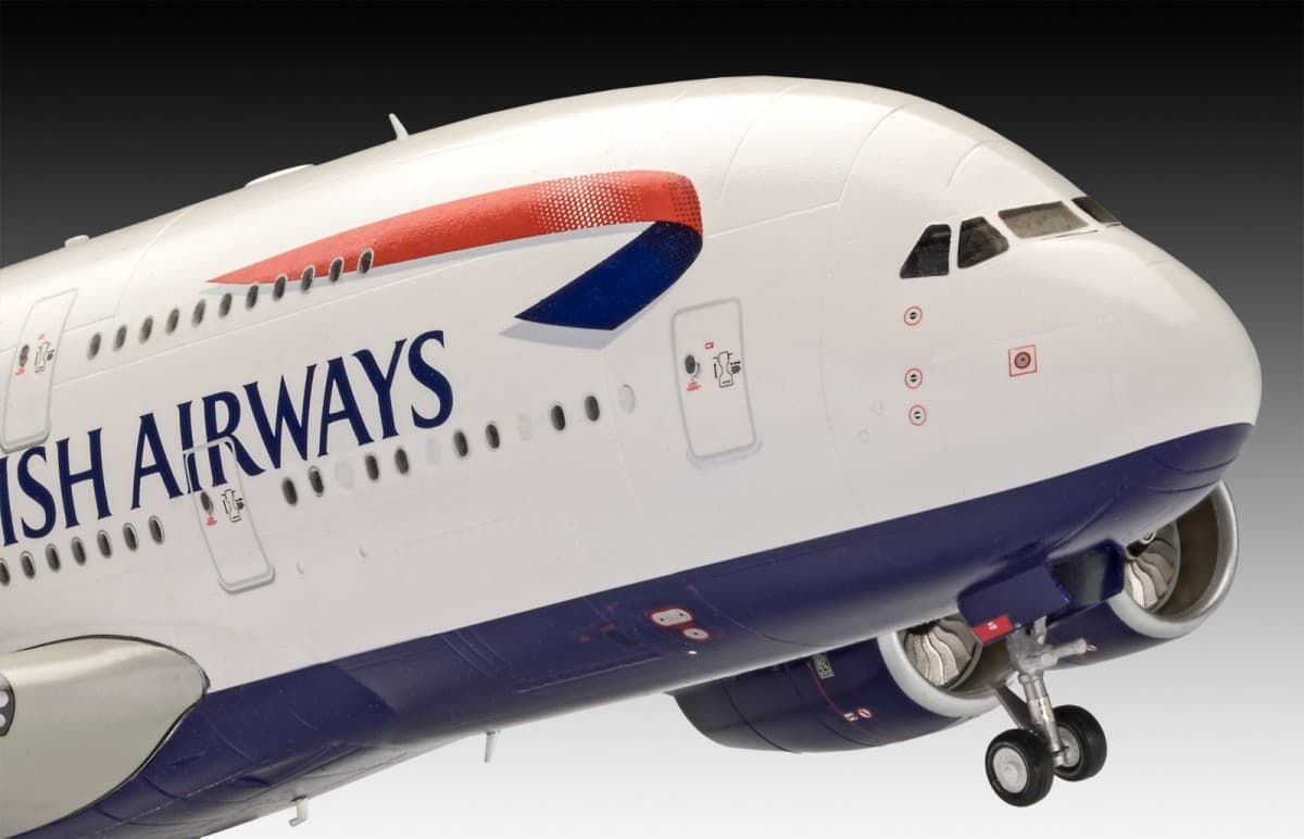Model letala Airbus A380-800 British Airways Revell 1:144 3