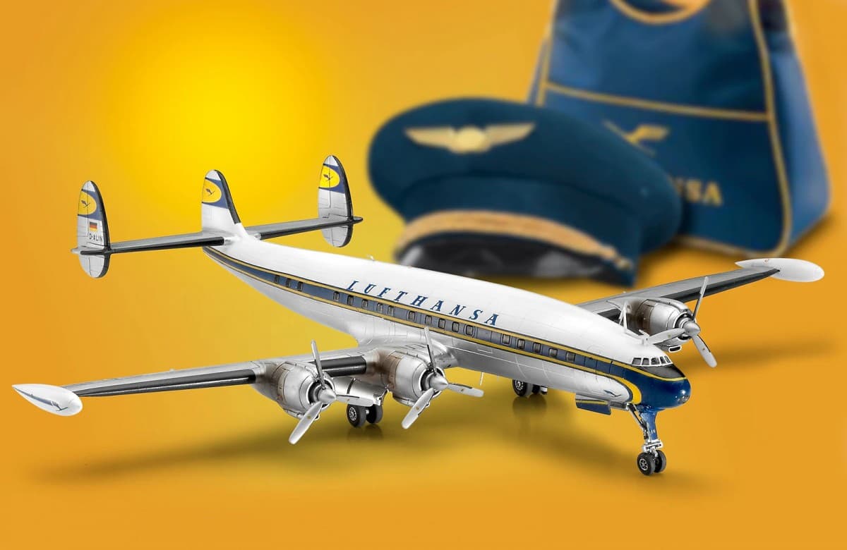 Model letala Lockheed L-1049G Super Constellation Lufthansa Revell 1:144 6