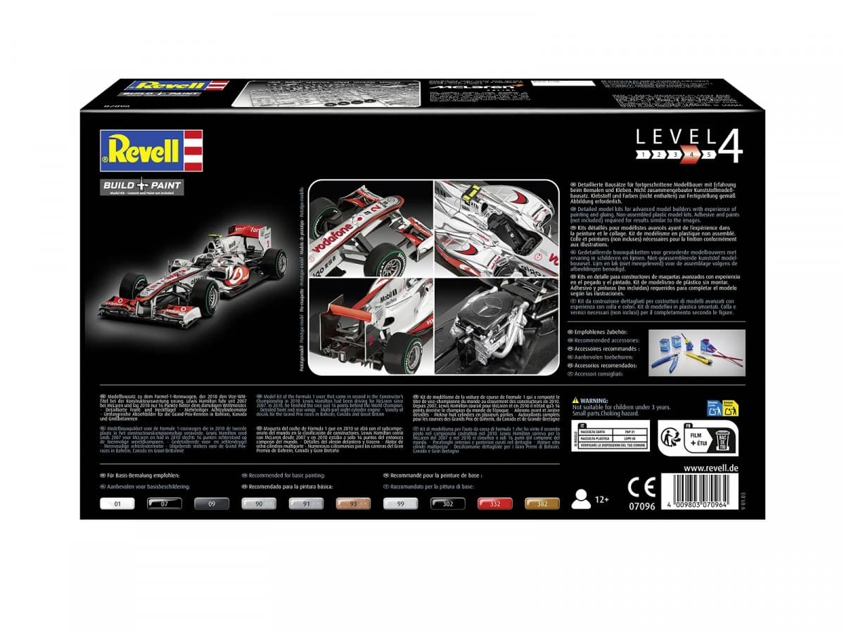 Plastični model McLaren Mercedes MP4-25 L. Hamilton Revell 1:43 6