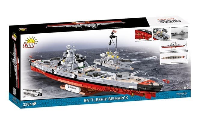 COBI Gradbeni bloki - Bojna ladja Bismarck (3204 kosi) 2