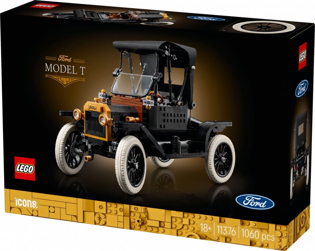 LEGO Icons Ford Model T 11376 - replika ikoničnega avtomobila 2