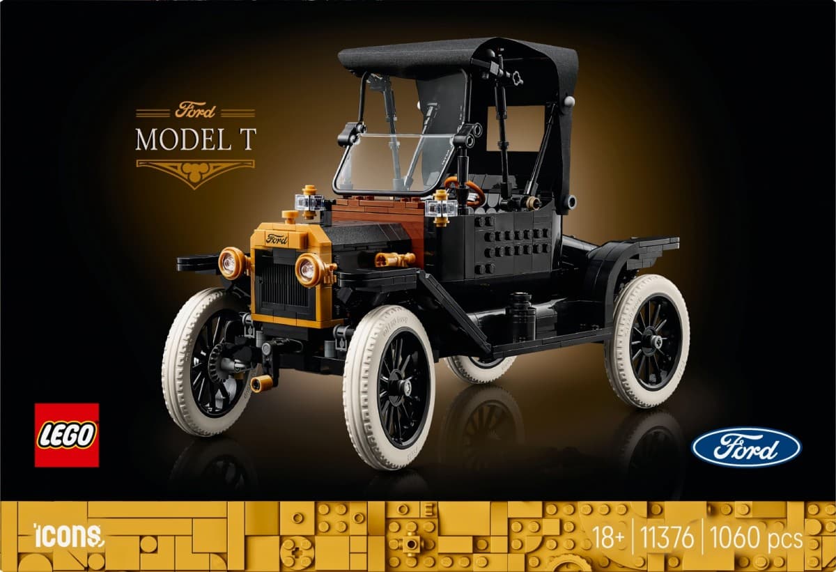 LEGO Icons Ford Model T 11376 - replika ikoničnega avtomobila 3