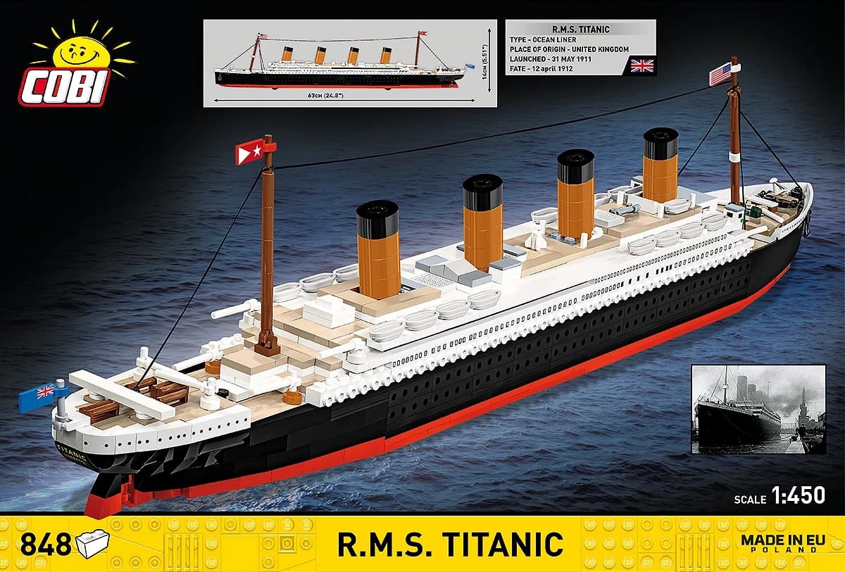 Sestavljive kocke COBI RMS Titanic 1:450, 848 kosov 2