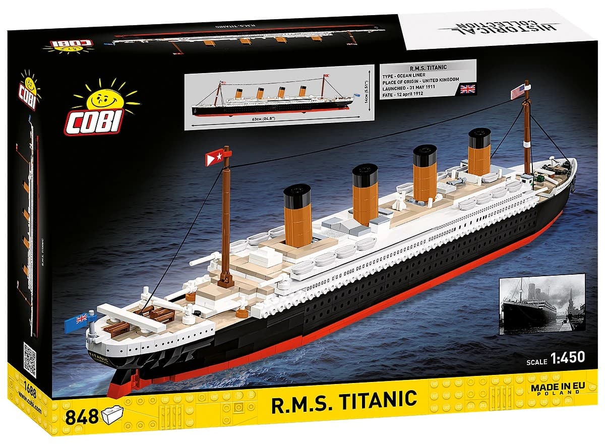 Sestavljive kocke COBI RMS Titanic 1:450, 848 kosov 3