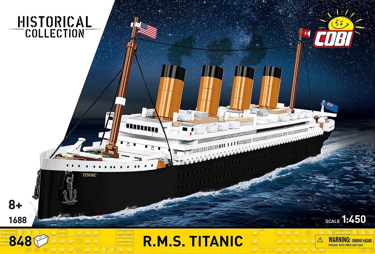 Sestavljive kocke COBI RMS Titanic 1:450, 848 kosov 5