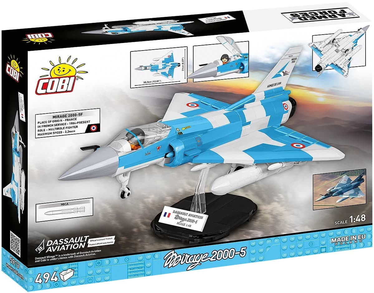 Sestavljive kocke COBI Mirage 2000-5F, 1:48 4