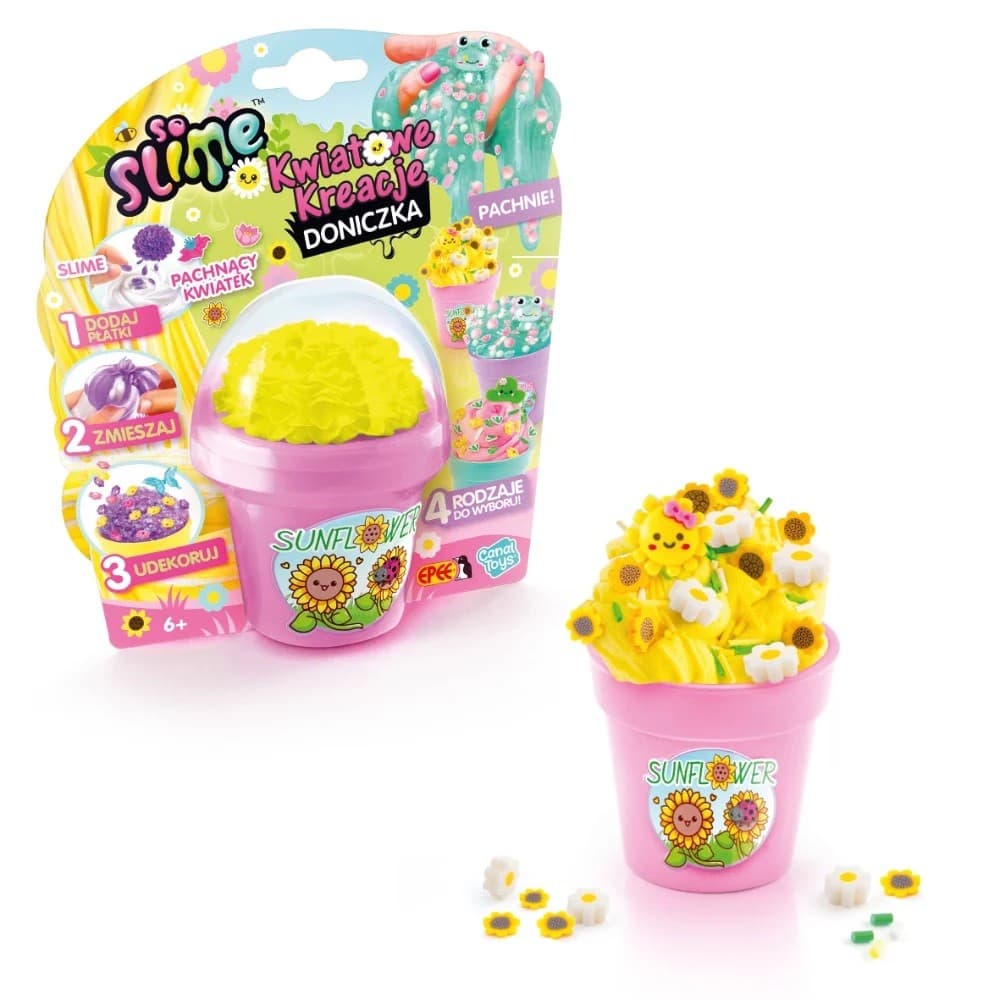 EPEE kreat. komplet so slime 'cvetlične kreacije' - roza 5