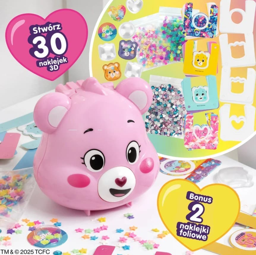 EPEE naklejkomat 3D Care Bears - nadomestni set 5