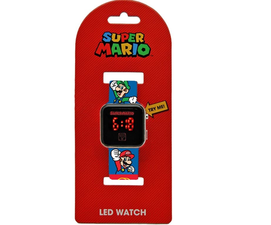 Otroška LED ura Super Mario KIDS EUROSWAN s koledarjem 2