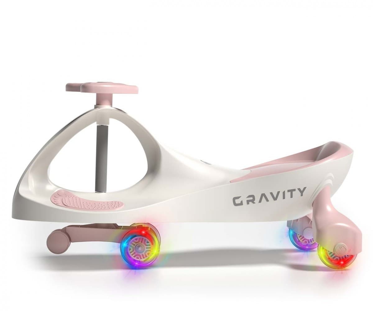 Gugalnik - gokart gravity Mlly Mally, cream pink 3