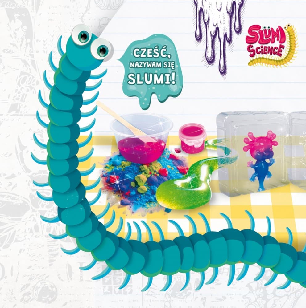 LISCIANI Slime Science komplet - 100 različnih slimov 3