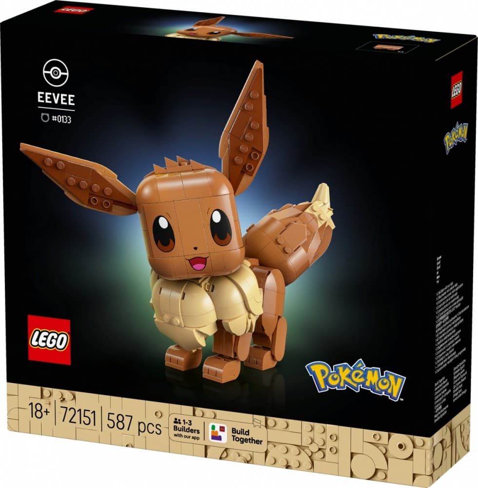 LEGO Pokemon 72151 Eevee - sestavljiva figura 6