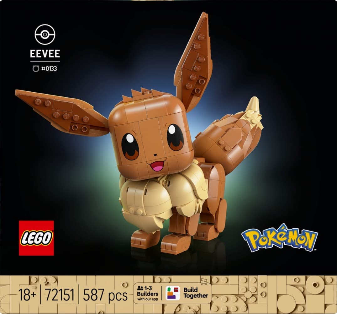 LEGO Pokemon 72151 Eevee - sestavljiva figura 7