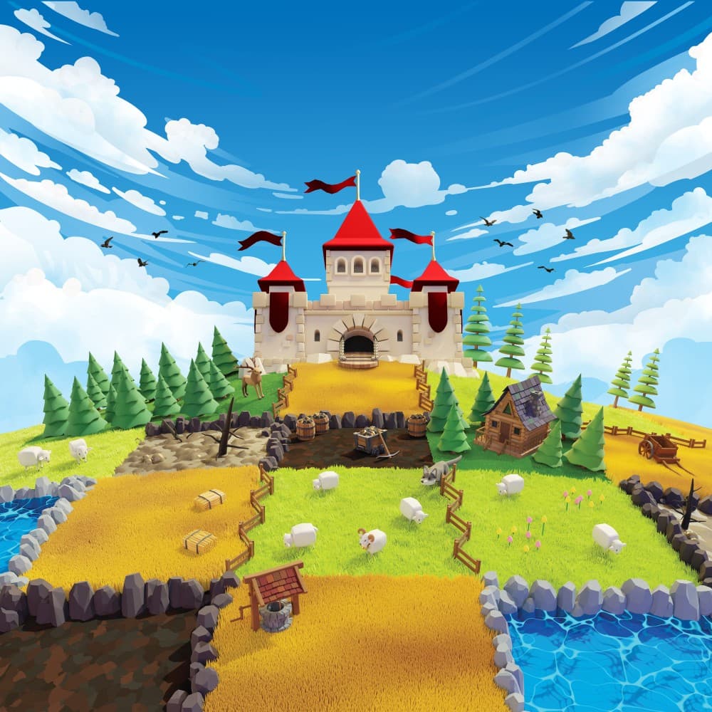 Strategična družabna igra Kingdomino 2