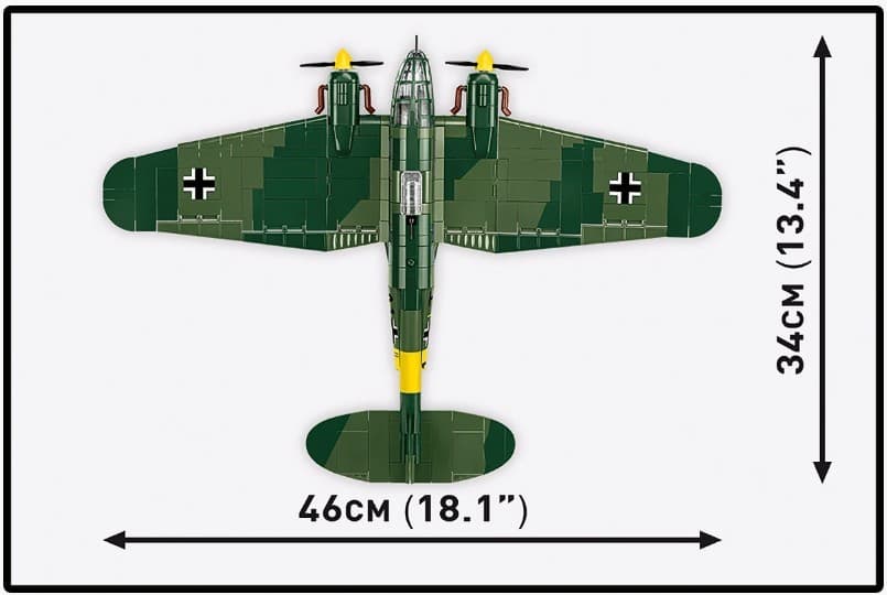 COBI Kocke Heinkel He 111 H-3, 788 elementov 3