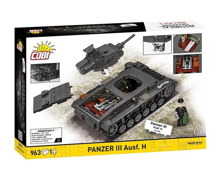 COBI Kocke Panzer III Ausf. H, 963 elementi 2