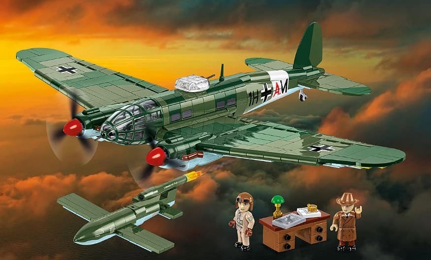 COBI Kocke Heinkel He 111 H-22 z letečo bombo V1, 927 elementov 2