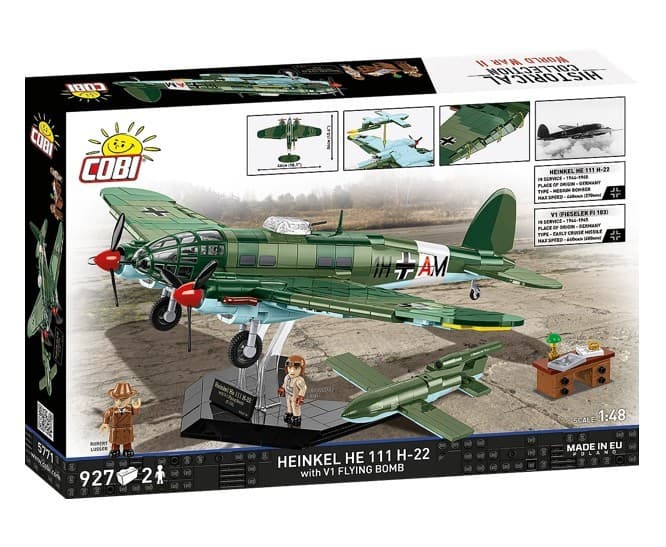 COBI Kocke Heinkel He 111 H-22 z letečo bombo V1, 927 elementov 3