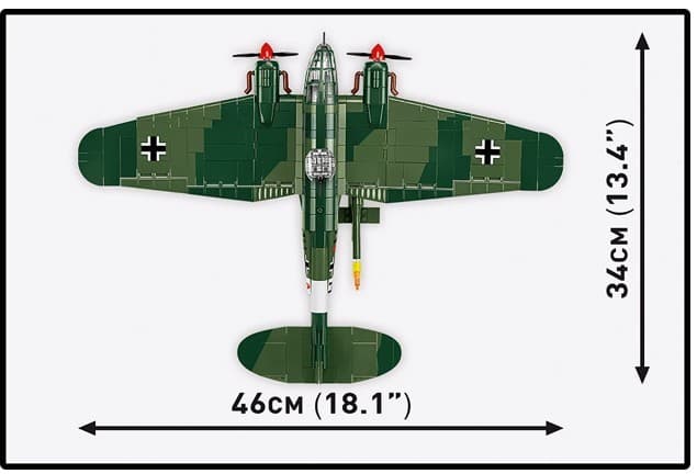 COBI Kocke Heinkel He 111 H-22 z letečo bombo V1, 927 elementov 4