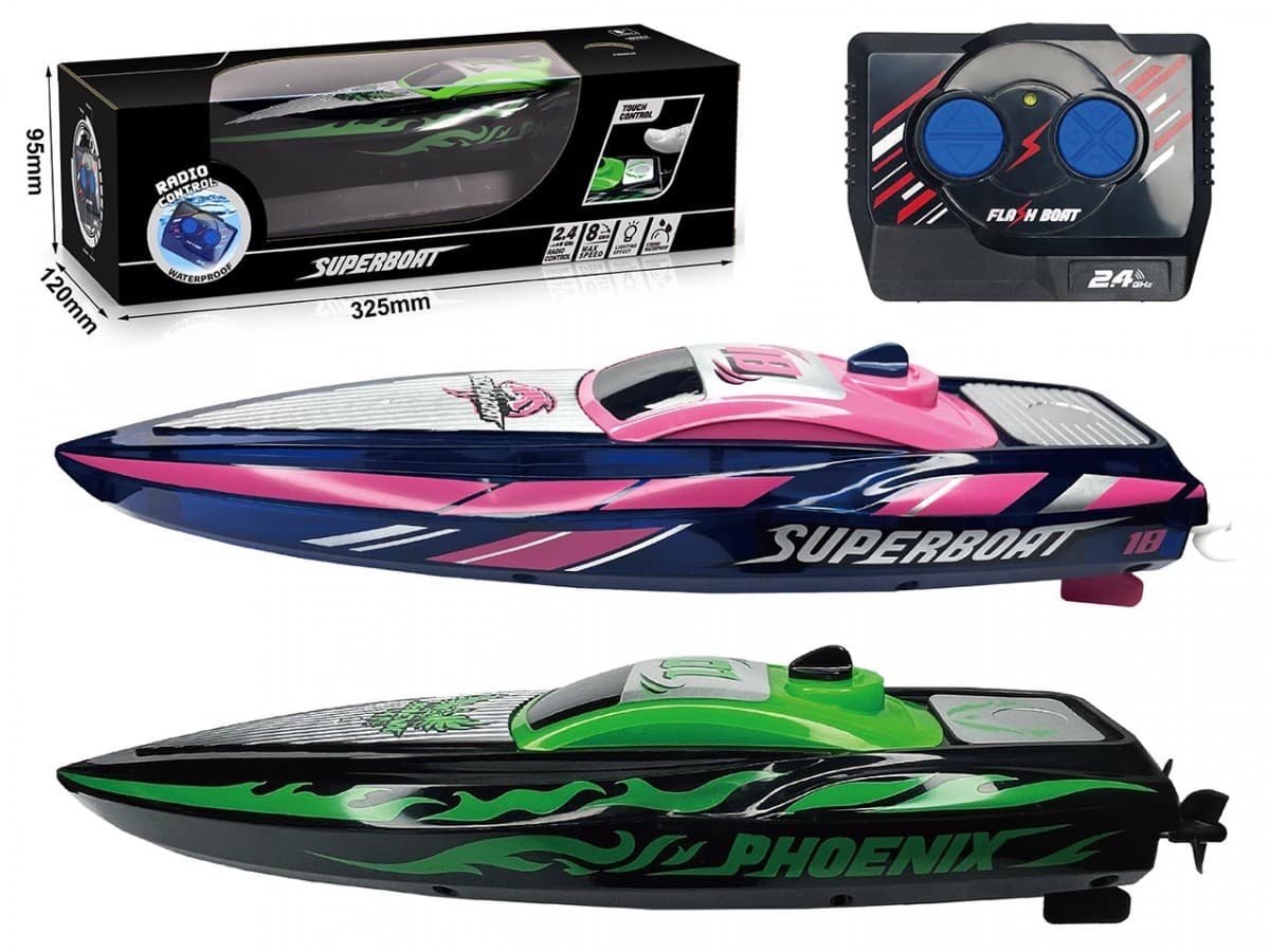RC hitri gliser SUPERBOAT, 2,4 GHz, do 18 km/h, vodoodporen 2