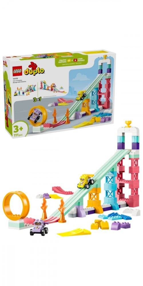 LEGO DUPLO Moje mesto 10478 Ustvarjalne rampe 3 v 1 z vozili 4