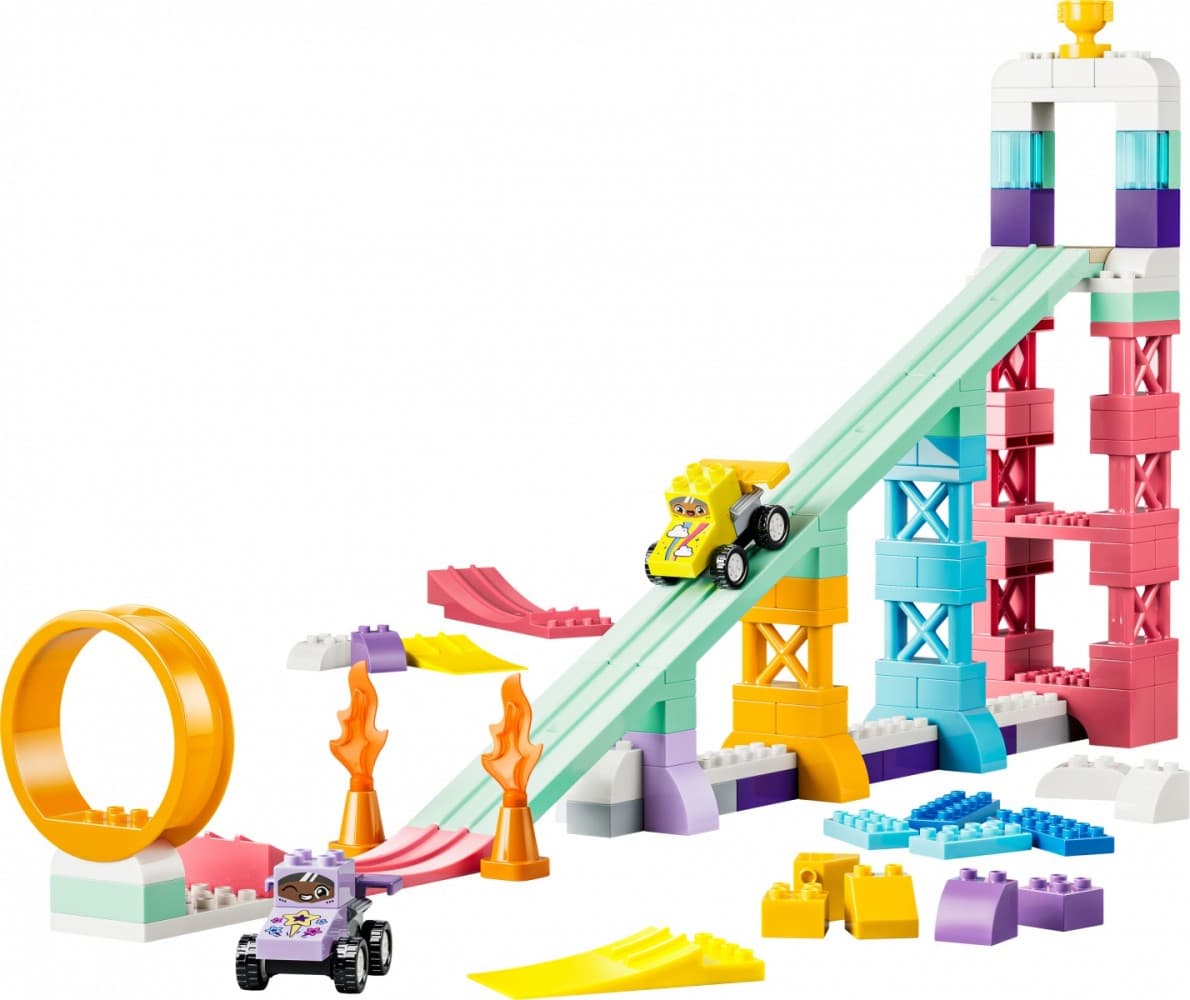 LEGO DUPLO Moje mesto 10478 Ustvarjalne rampe 3 v 1 z vozili 8