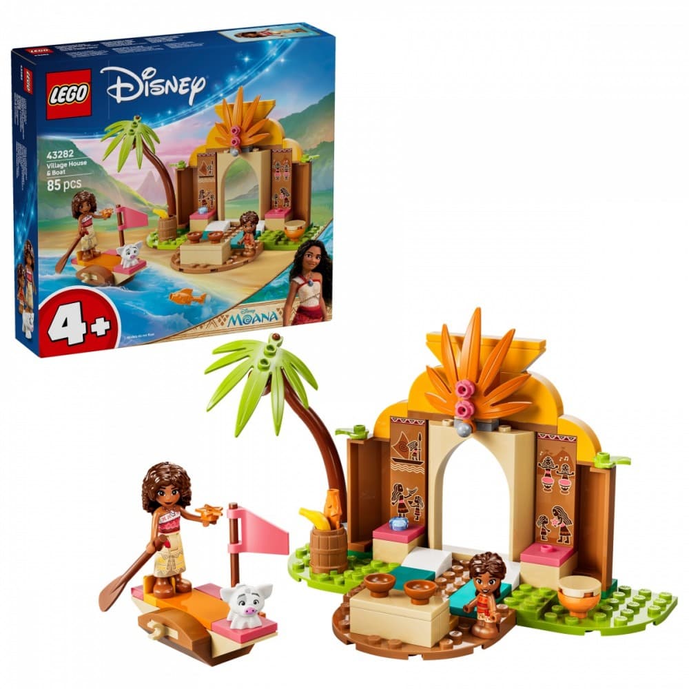 LEGO Disney Vaiana Koča in čoln 43282 2