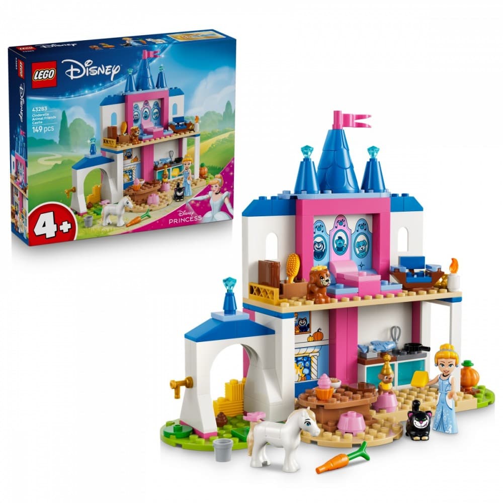 LEGO Disney Pepelkin grad in živalski prijatelji 43283 2
