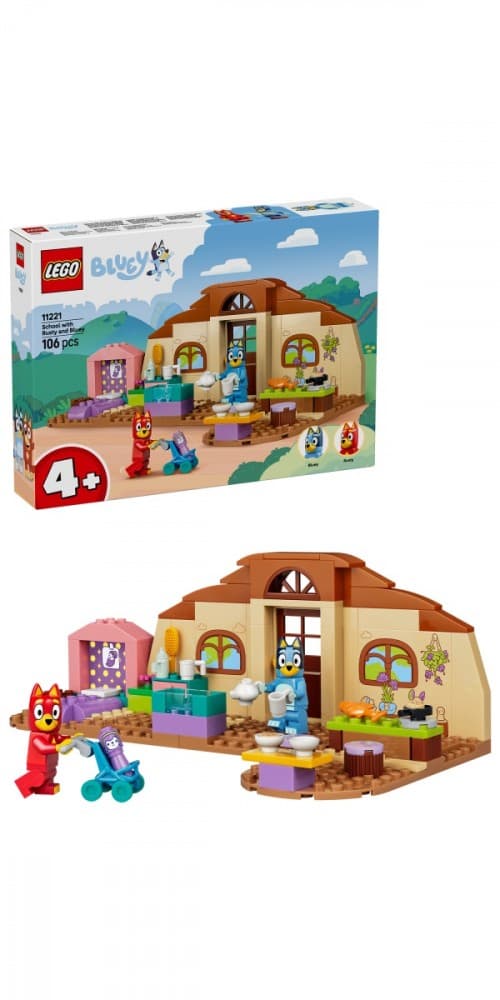 LEGO Bluey Šola z Ryžko in Blue 11221 4
