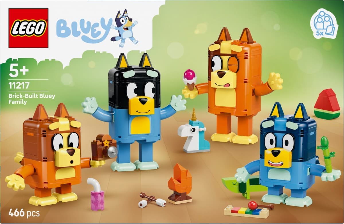 LEGO Bluey Družina Blue iz kock 11217 3