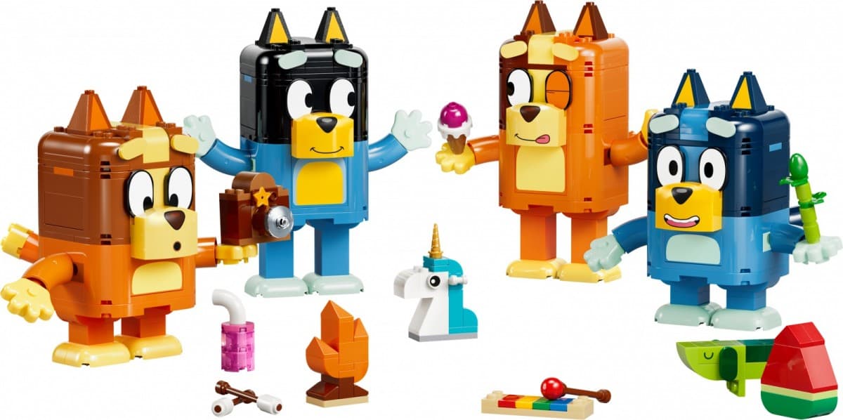 LEGO Bluey Družina Blue iz kock 11217 5
