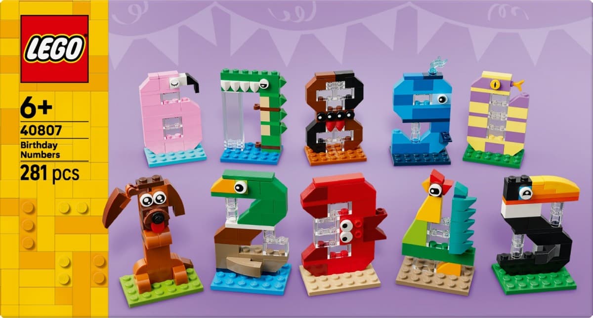 LEGO Iconic Umetniške rojstnodnevne številke 40807 3