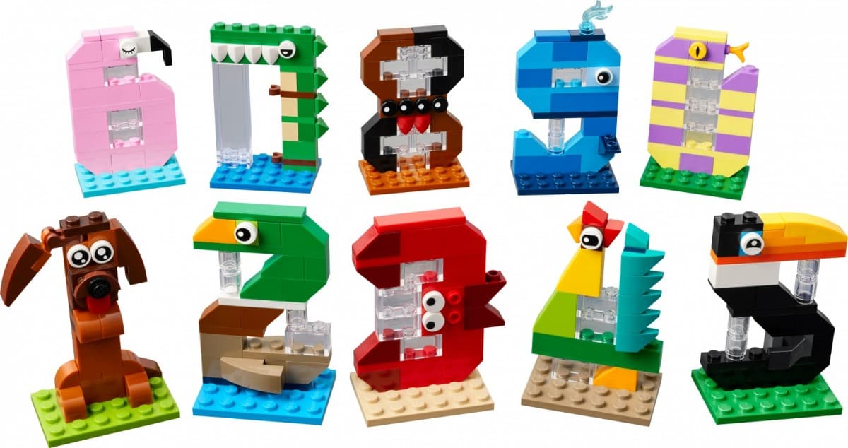 LEGO Iconic Umetniške rojstnodnevne številke 40807 5
