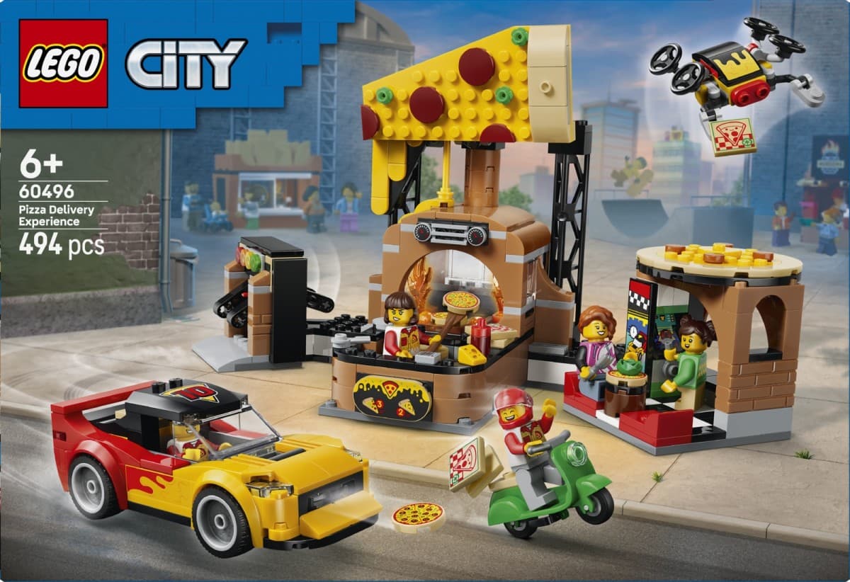 LEGO City Dostava pice s vozili 60496 3