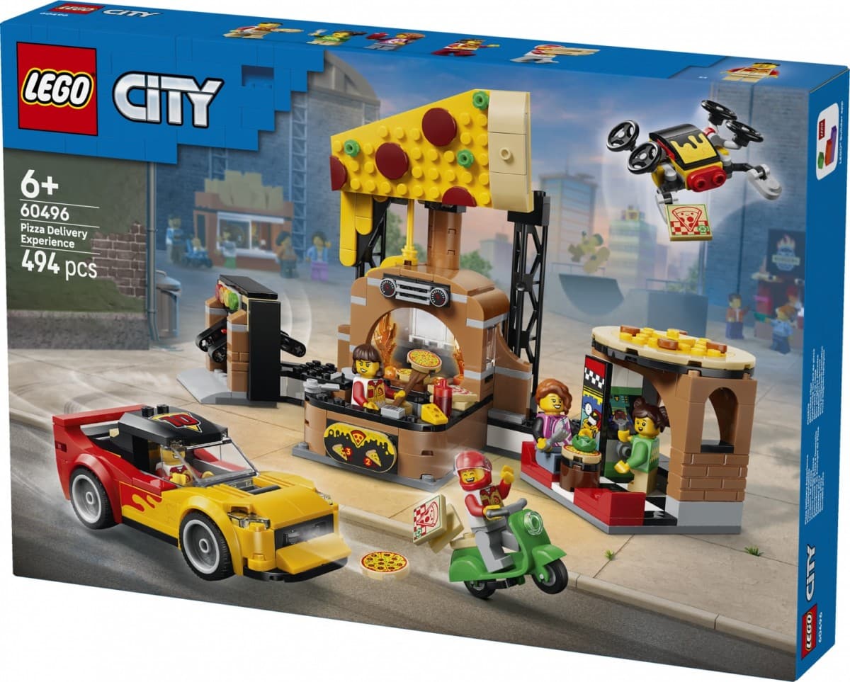 LEGO City Dostava pice s vozili 60496 4
