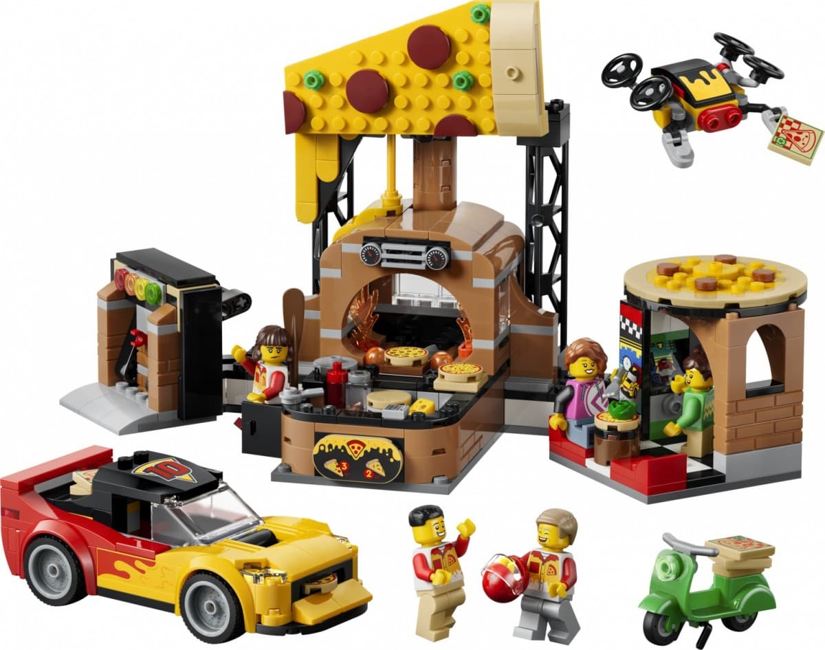LEGO City Dostava pice s vozili 60496 5