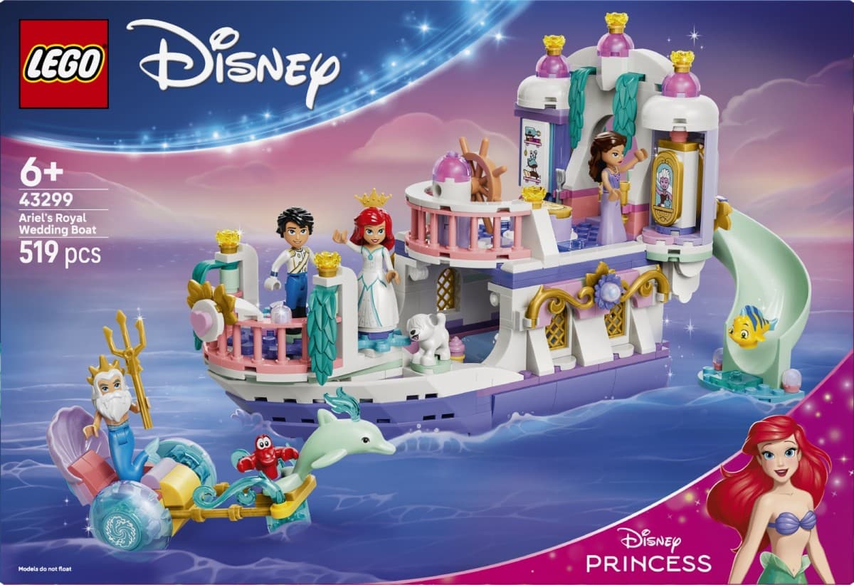 LEGO Disney 43299 Arielkina kraljevska ladja 2