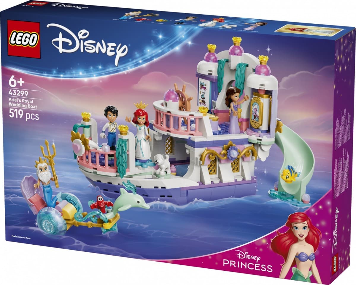 LEGO Disney 43299 Arielkina kraljevska ladja 3