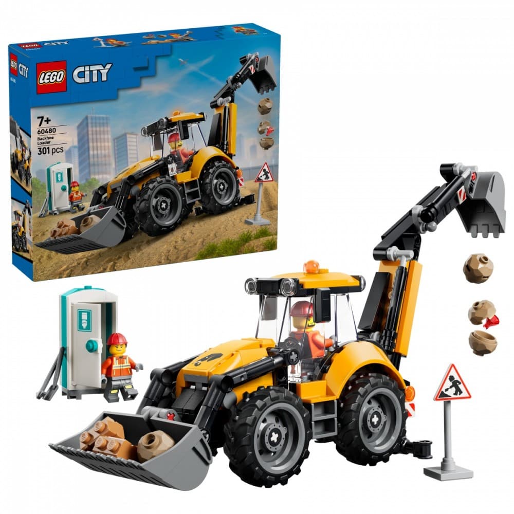 LEGO City 60480 Rumena rovokopač 2