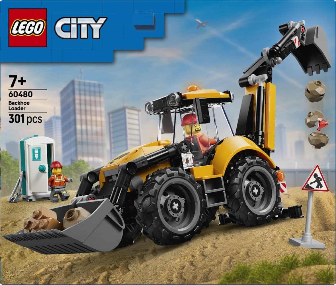 LEGO City 60480 Rumena rovokopač 3