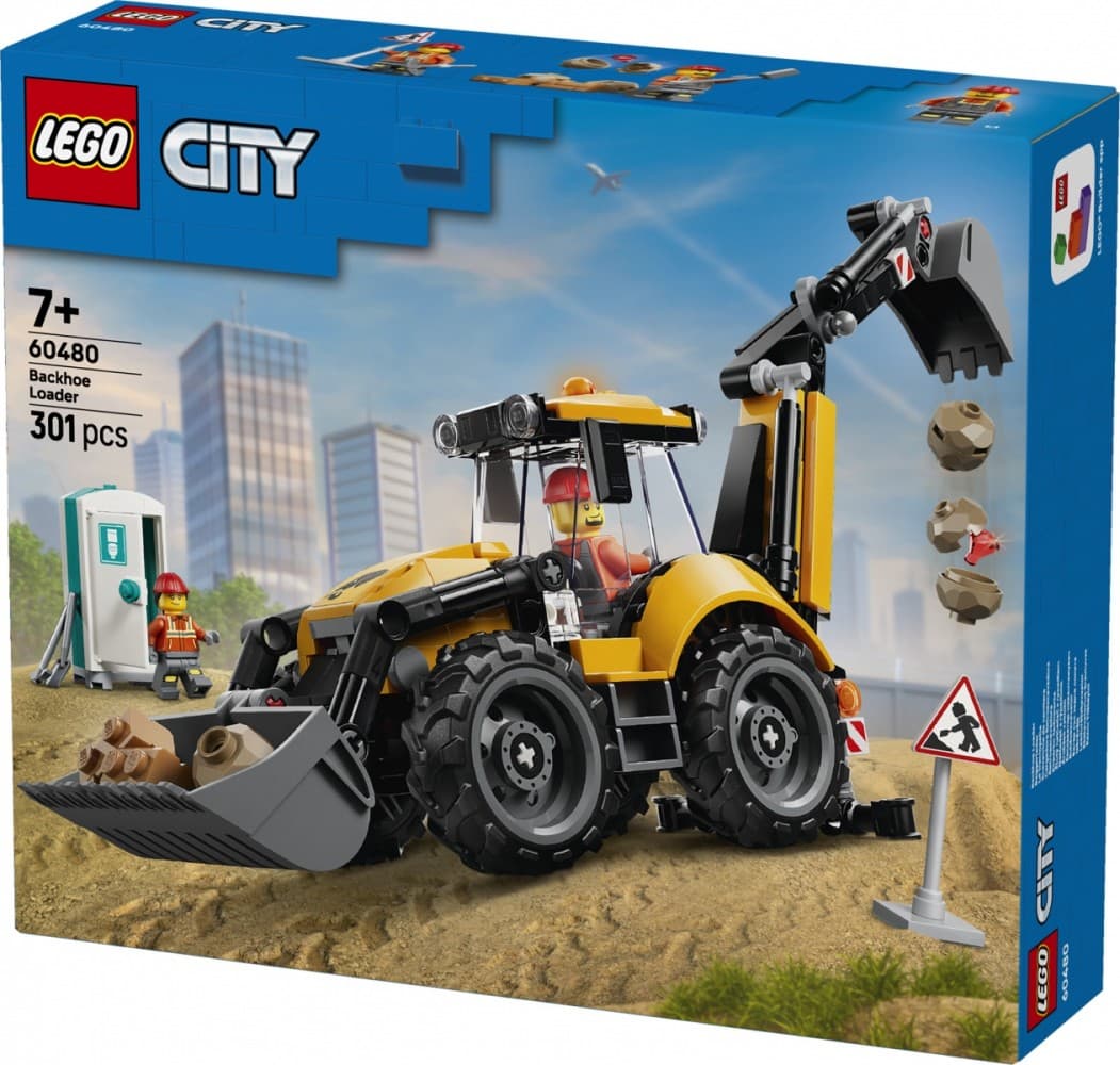 LEGO City 60480 Rumena rovokopač 4