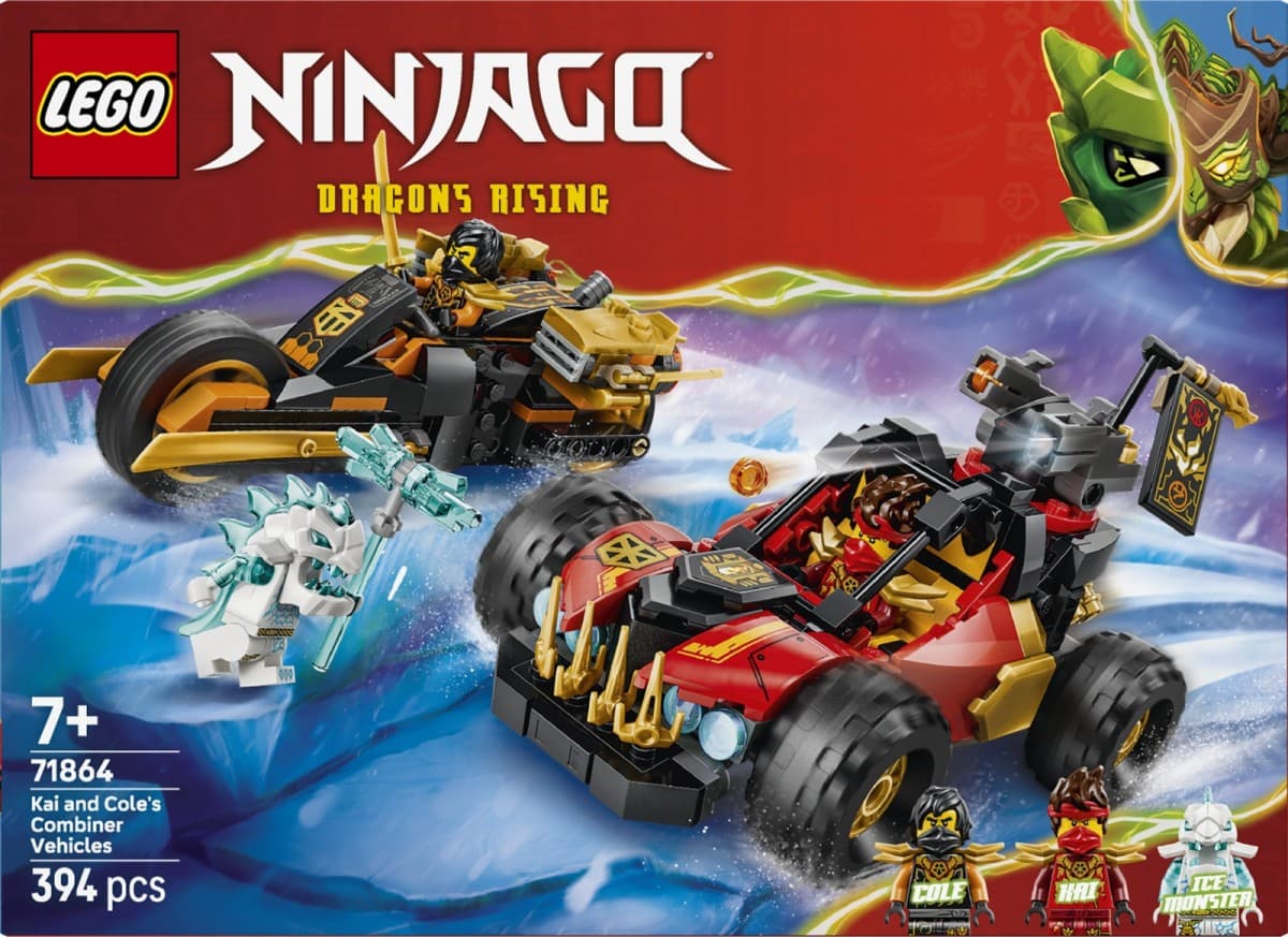 LEGO Ninjago 71864 Večnamenska vozila Kaia in Colea 3