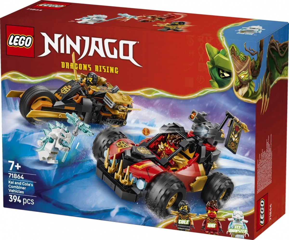 LEGO Ninjago 71864 Večnamenska vozila Kaia in Colea 4