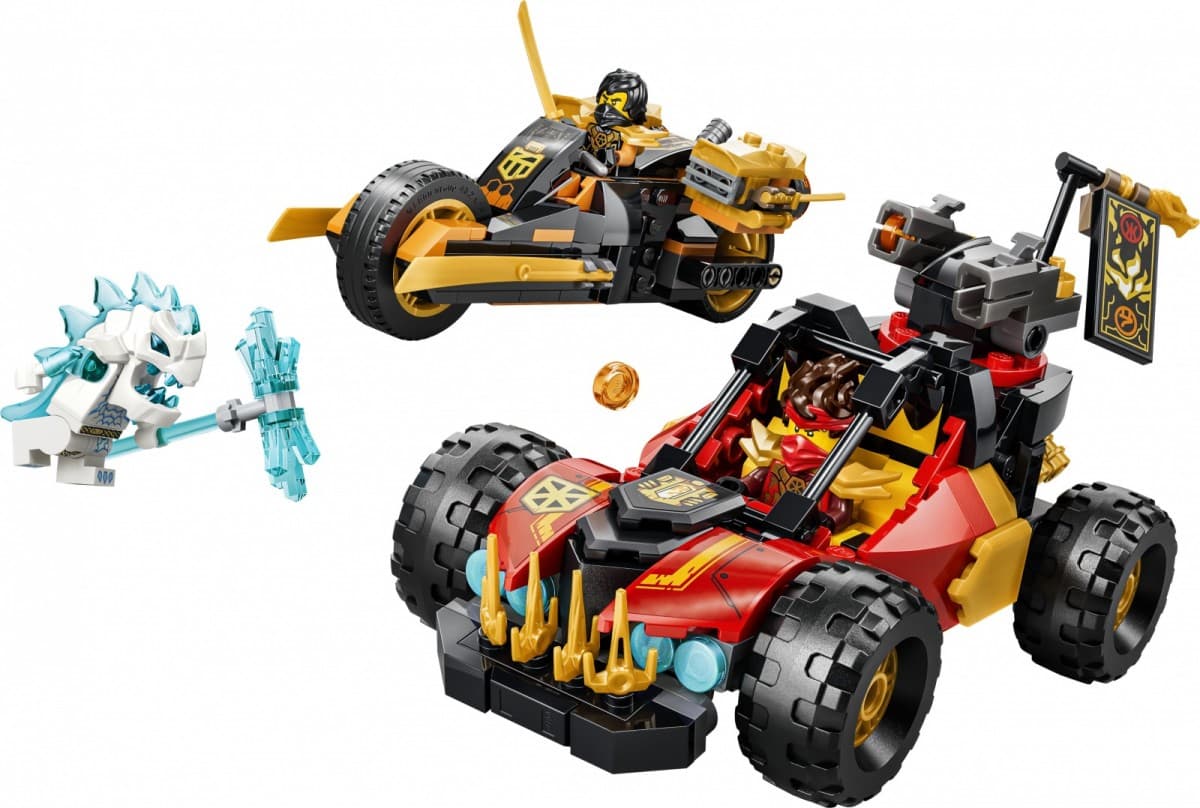 LEGO Ninjago 71864 Večnamenska vozila Kaia in Colea 5