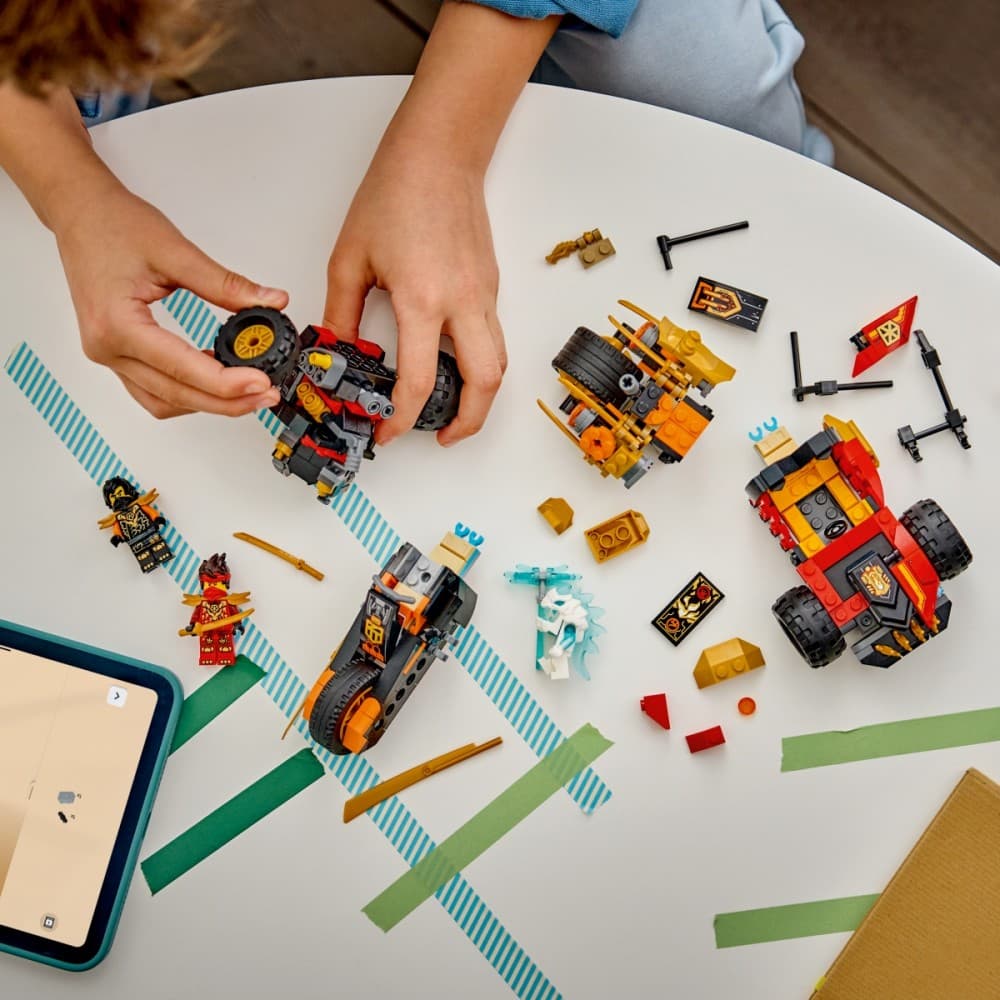 LEGO Ninjago 71864 Večnamenska vozila Kaia in Colea 8