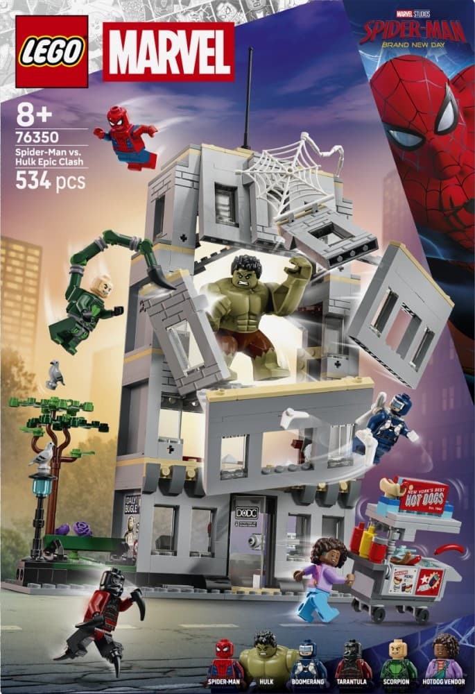 LEGO Marvel Super Heroes 76350 Epicol dvoboj: Spider-Man proti Hulku 3