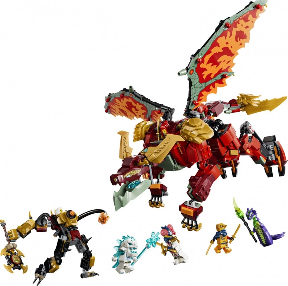 LEGO NINJAGO Transformirajoči zmajev mech Wyldfyre 71868 - 2 v 1 3