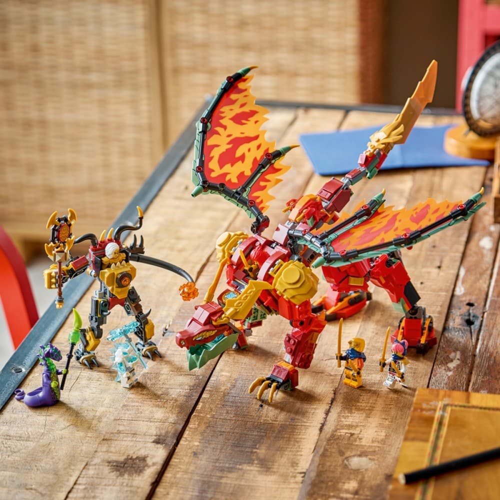 LEGO NINJAGO Transformirajoči zmajev mech Wyldfyre 71868 - 2 v 1 6