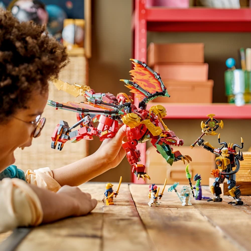 LEGO NINJAGO Transformirajoči zmajev mech Wyldfyre 71868 - 2 v 1 7