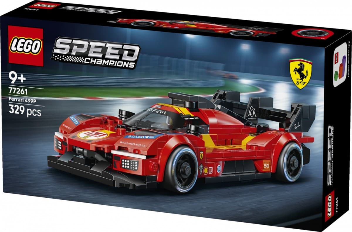 LEGO Speed Champions 77261 Ferrari 499P - dirkalnik 3